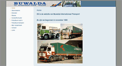 Desktop Screenshot of buwaldatransport.nl